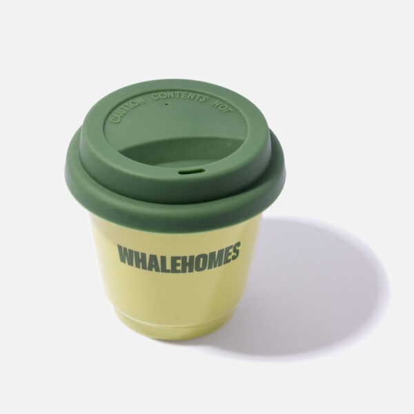 Ceramic Coffee Mug With Lid-Matcha Green