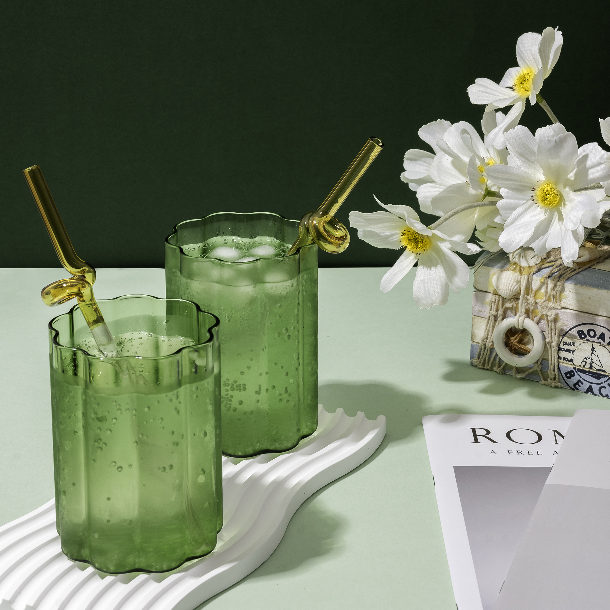 Ripple Glass Green lifestyle5