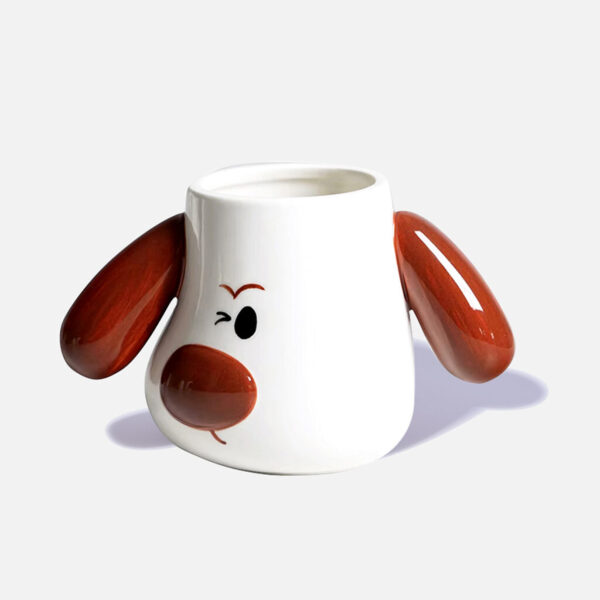 Cute Puppy Red Mug