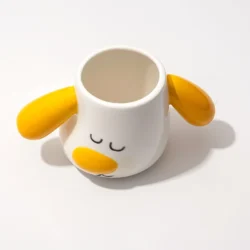 Puppy Shaped Mug - Yellow