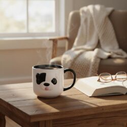 3D Dog Ceramic Coffee Mug