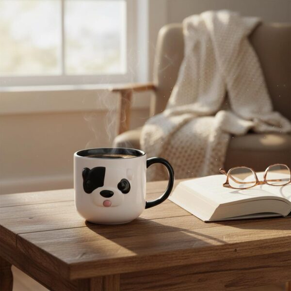 3D Dog Ceramic Coffee Mug