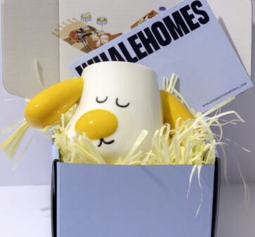 Cute Puppy Yellow Mug