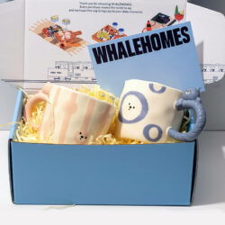 Custom Bear Mug Gift Set – Choose Any 2 Colors | Personalised Christmas Gift Pack