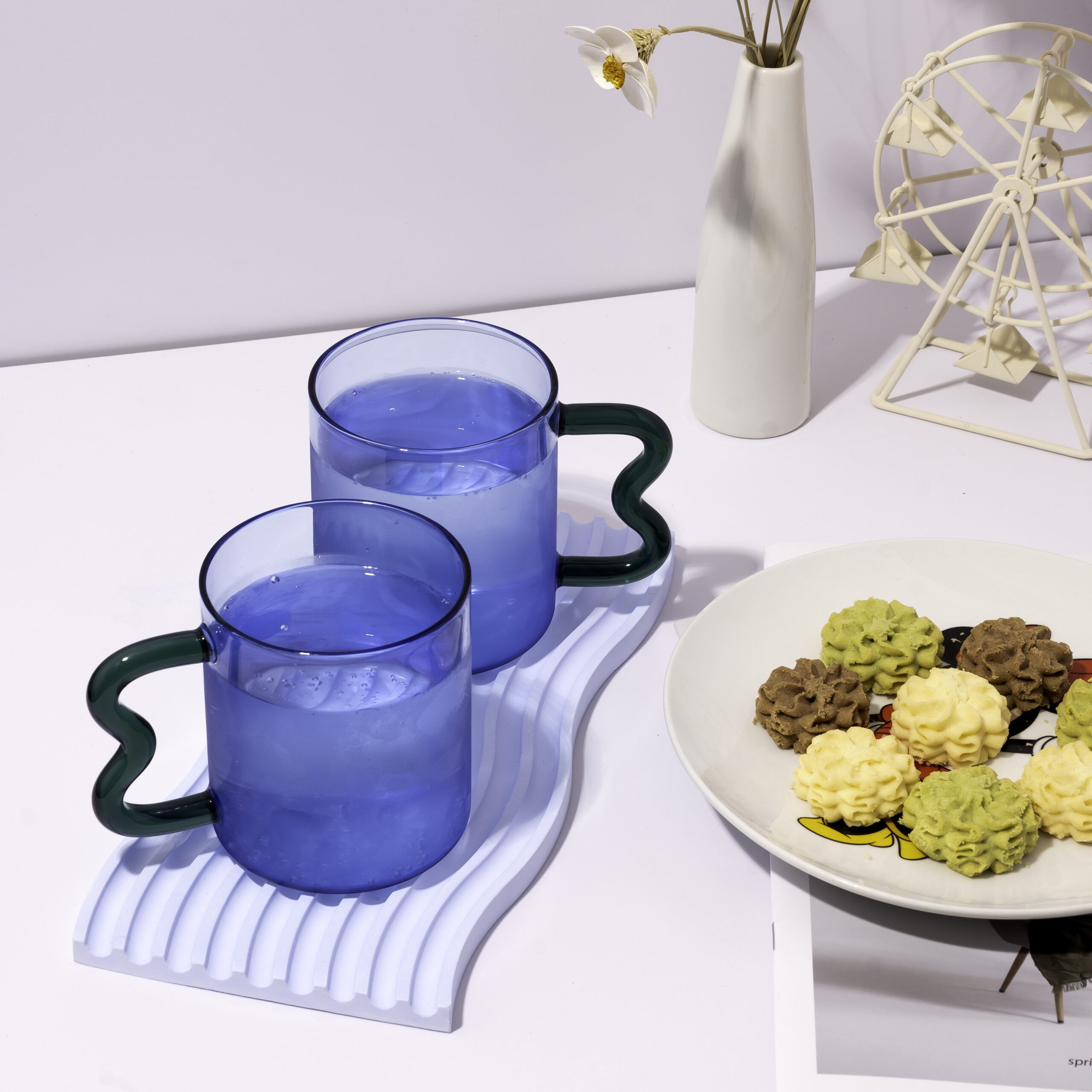 borosilicate glass coffee cup by WHALEHOMES